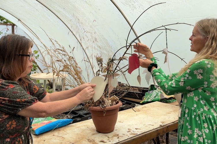 Nicky Snape (left) and Julia Mason have been delivering the group sessions as part of the pioneering new initiative in Liskeard