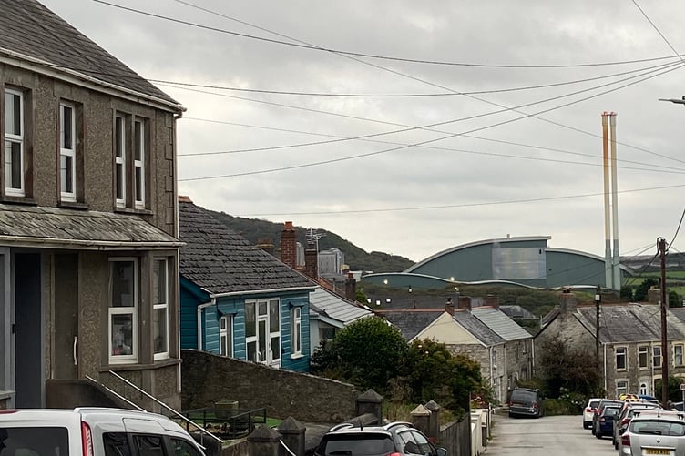 The incinerator burns black bin bag household rubbish to generate electricity for the local network. (Picture: Andrew Townsend)