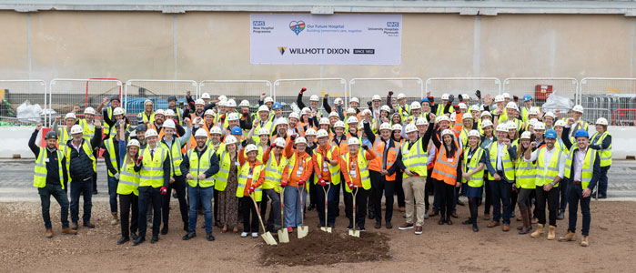 The start of construction was celebrated with a ceremony attended by key stakeholders