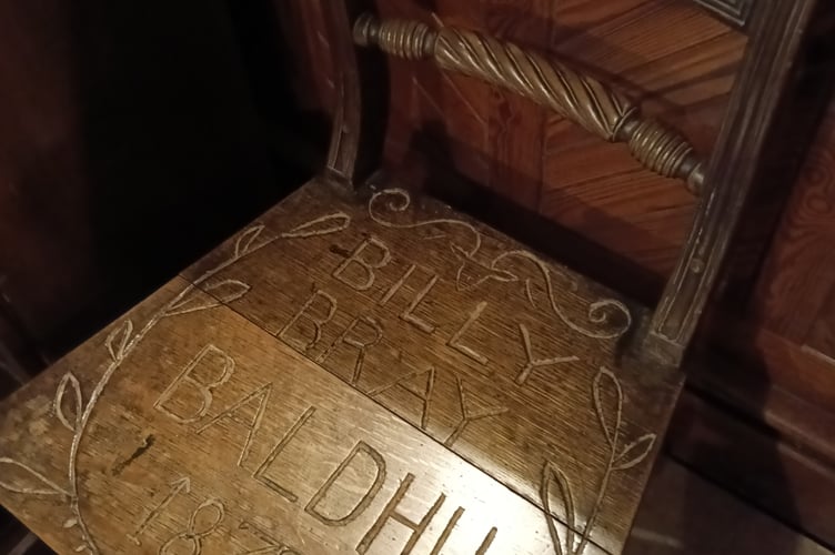 Billy Bray's chair