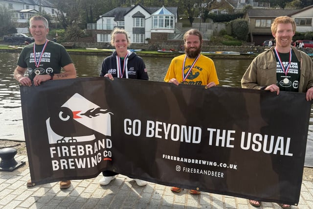 Launceston quartet win relay race at Bude Quadrathlon