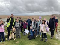 Students conquer Cornwall's three tors challenge