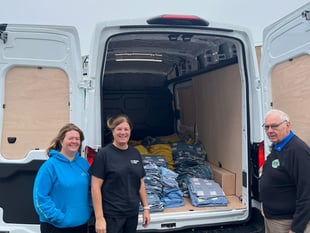 Holsworthy Lions sends bed sets to Ukraine