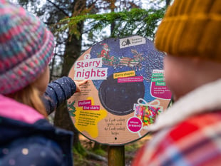 Stick Man brings Christmas magic to Cardinham Woods