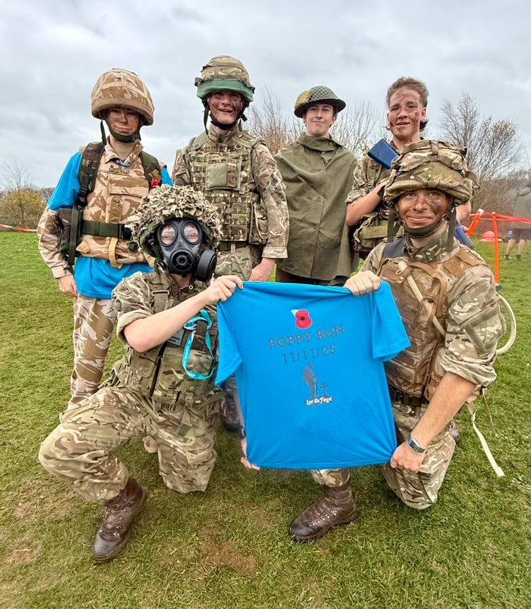 Students from Duchy College Stoke Climsland’s Military and Protective Service raised an impressive £16,652.90 for the Callington and District Royal British Legion