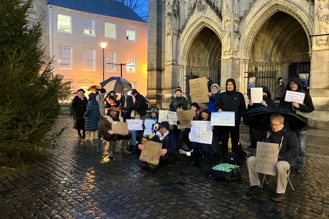 Cornwall activists defy police to protest into night 