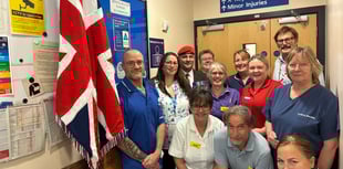 Stratton Hospital recognised 'Veteran Aware' with plaque presentation
