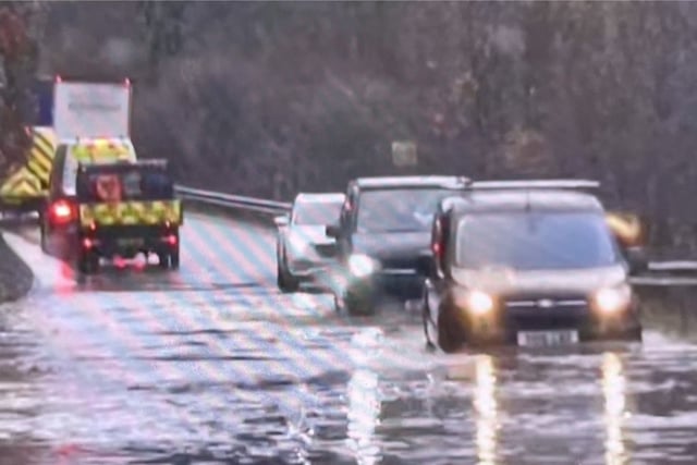 Motorists warned of long delays on A38 after flooding