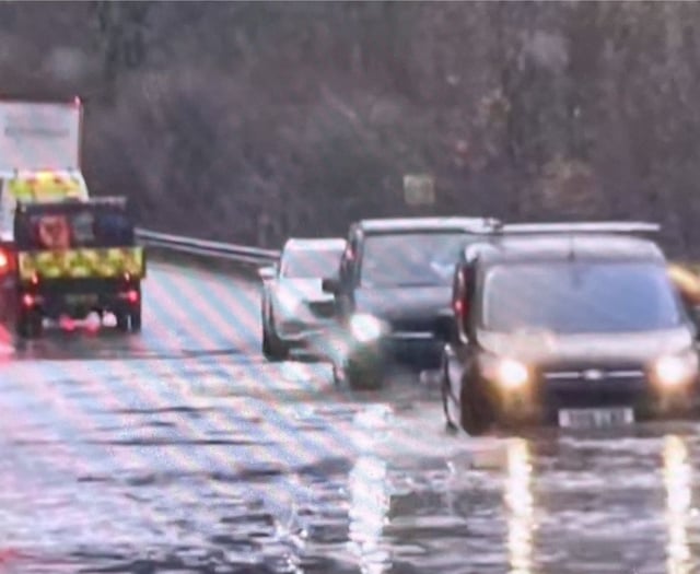 Motorists warned of long delays on A38 after flooding