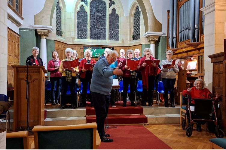 Tradition of singing North Cornwall’s carols was upheld by Bude-Stratton & District Old Cornwall Society during their recent service
