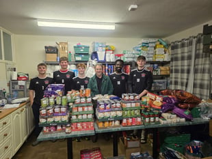 Local Football Club scores big for Callington Foodbank