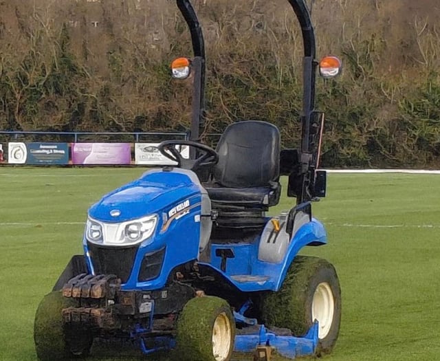 Football club turn to community following tractor theft
