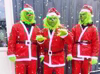 Town turns red as a sea of Santas run for charity