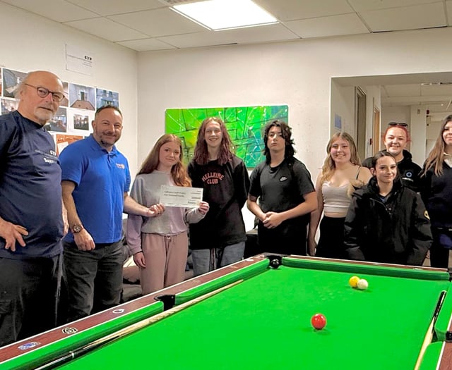 Rotary donates £1,000 to local youth project