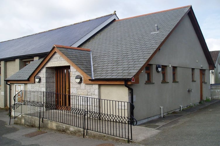 Blisland Village Hall.