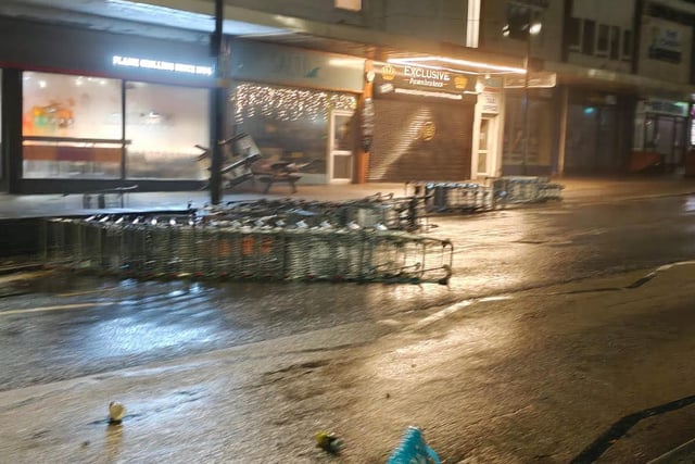 Storm chaos in Cornwall as 123mph winds reported