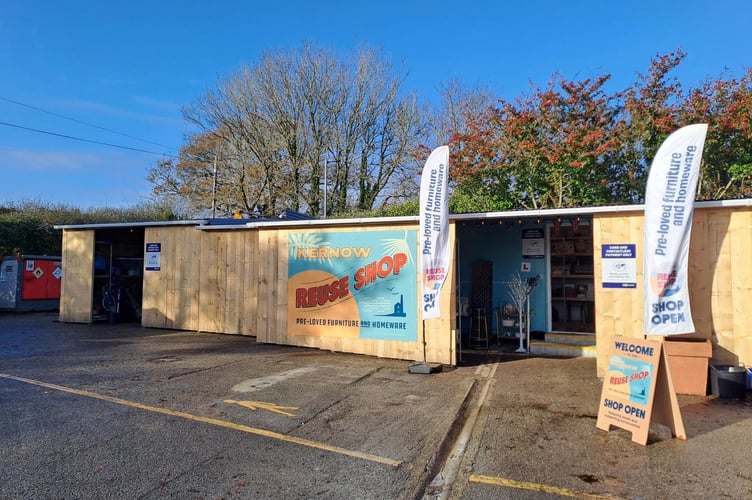 Kernow Reuse has now reused and diverted more than 500 tonnes of material, saving over 37,000 items from the waste stream in just over a year