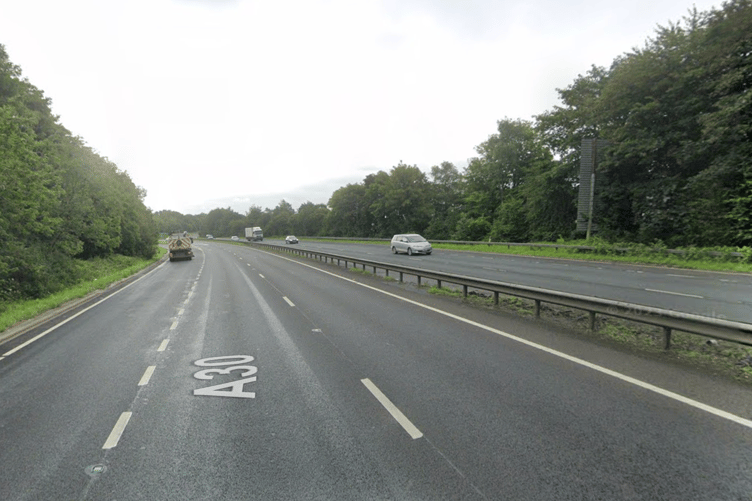 A30 near Launceston