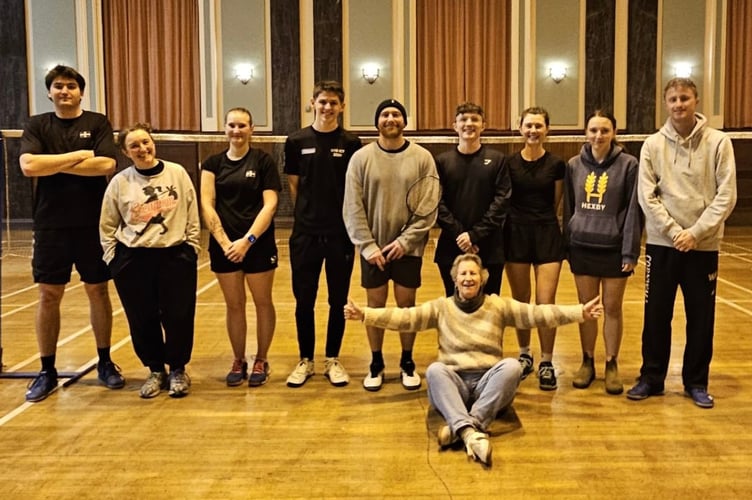 Cornwall Badminton Seconds Seniors.