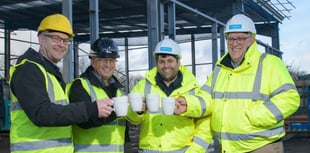 Milestone in new industrial units in Bodmin celebrated