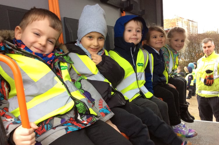 St Stephen's Launceston Students Visiting Launceston Fire Station