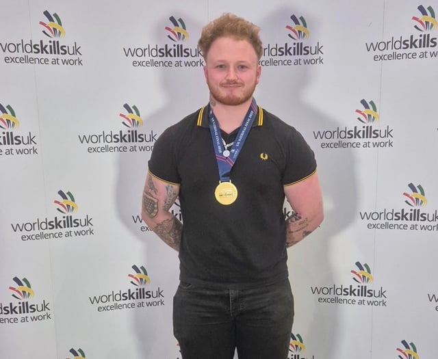 Dillon Newton wins gold at WorldSkills