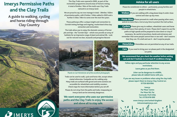 The updated Imerys leaflet details new and established routes.