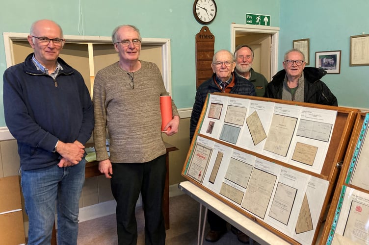 Members of Launceston Stamp Club thoroughly enjoyed Bob Wheeler's display, which had not been seen for 20 years 