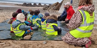 Local pupils help reduce beach pollution in North Cornwall