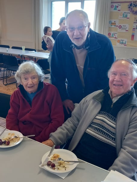 All smiles from these attendees at the Intergenerational Flippin’ Marvellous Pancake Party at Callington Methodist Church