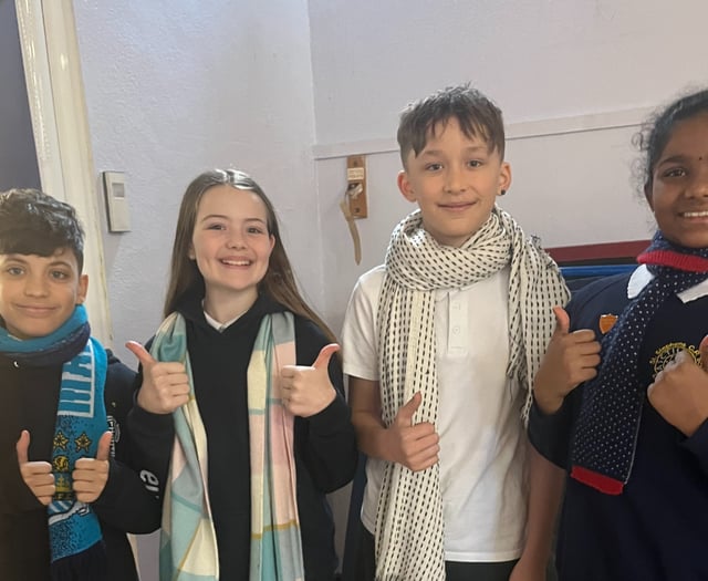 Scarves mark Children's Mental Health Week