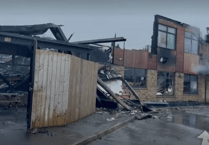 WATCH: New video shows school devastated by fire