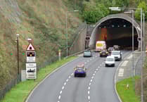 Gantries installed as Saltash tunnel overhaul moves forward