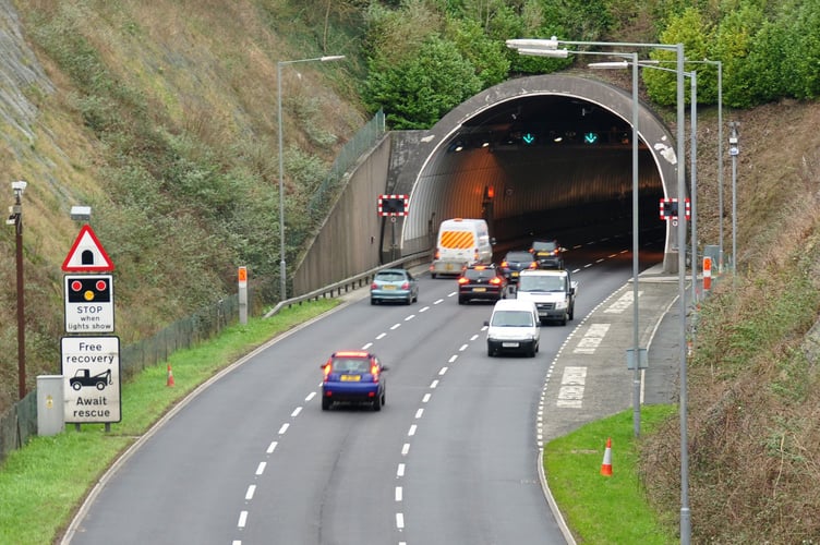 Major upgrade works on the Saltash Tunnel have continued with the civil engineering phase now complete