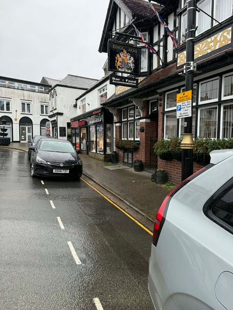Parking in the Square, Holsworthy. (Picture: Cllr Jon Hutchings)