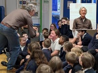 Students stunned by author visit for World Book Day