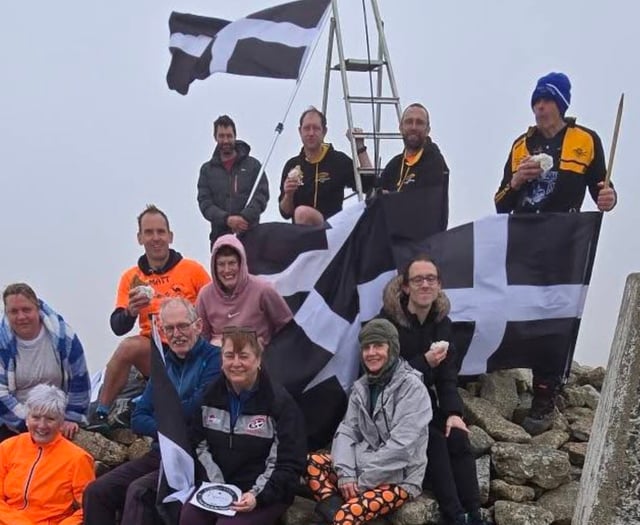 Running group set 'unofficial record' for pasty eating