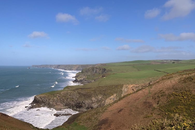 A picture of the North Cornwall coast encountered along the way (Picture: TFSW)