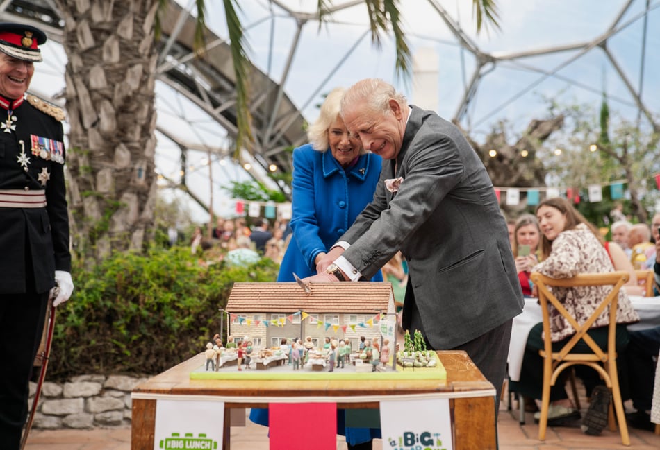 King and Queen all smiles during visit to Cornwall
