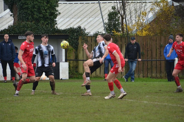 Holsworthy v Bude football. Jay Thomas.