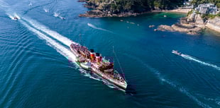 World's only seagoing paddle steamer due to visit