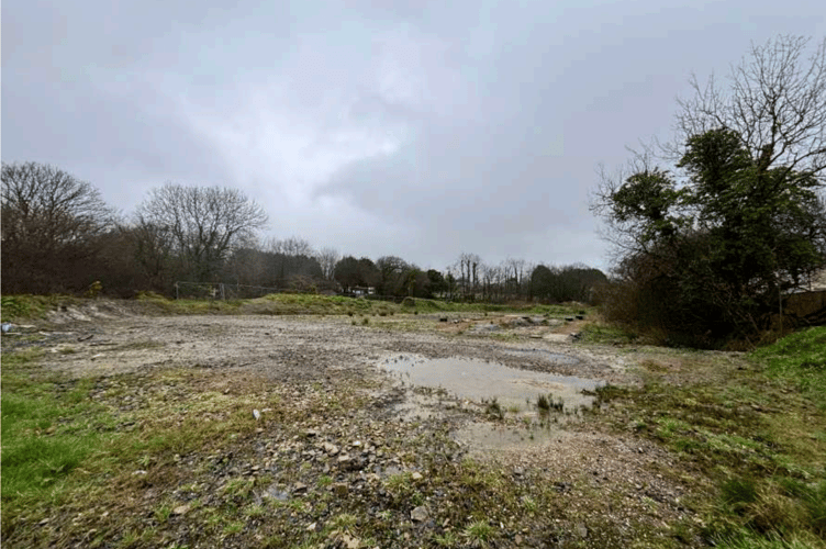 The site on Langdon Road which was used as a compound for an adjacent development (Picture: Torridge District Council)