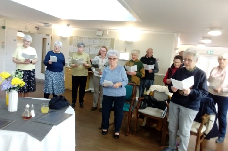 Thanks were expressed to everyone from Callington Methodist and other local churches who shared an Easter service of songs, prayers and readings at Hillsborough Residential Home, Addison Park and Chyvarhas in Callington and Appleby Lodge at Kelly Bray. Thanks were also expressed to Rev Tim Wilkinson for leading.