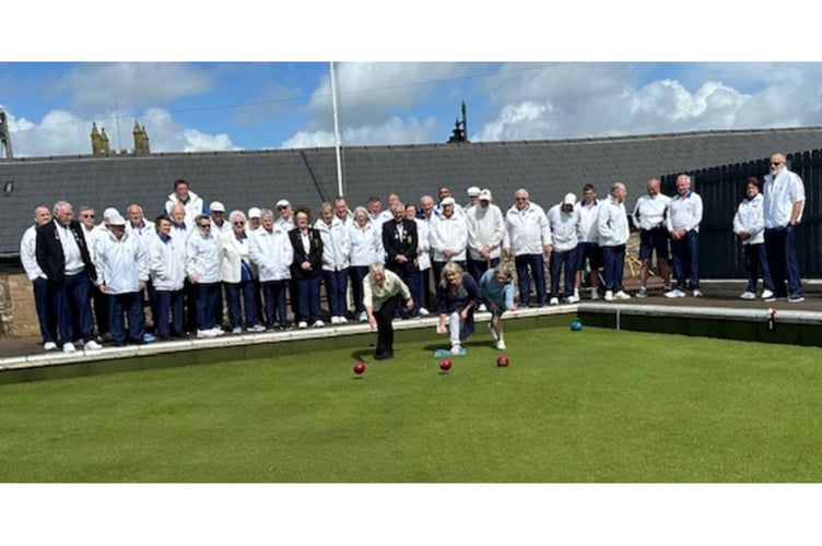 Callington Bowling Club, opening day.