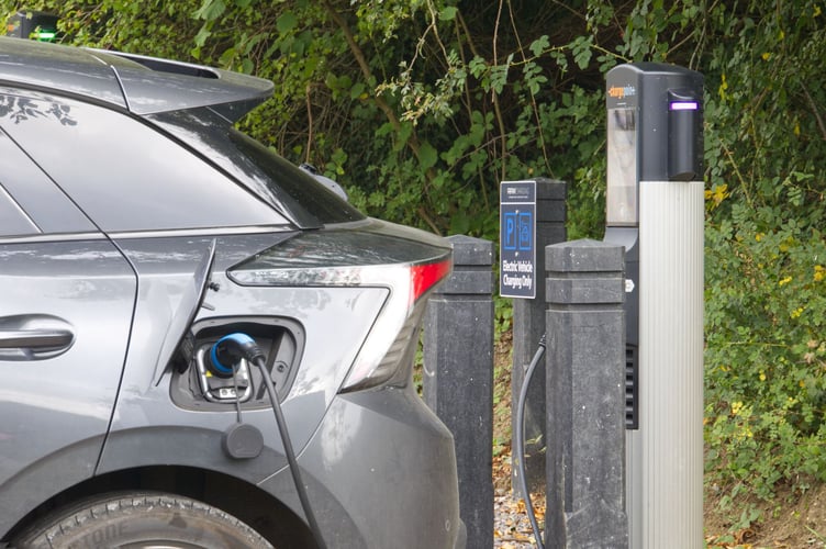 The new contactless payment chargers, located in the main car park, allow visitors to recharge their vehicles whilst they explore Cotehele.