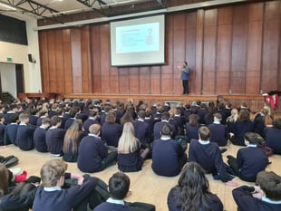 University talk inspires students to aim high