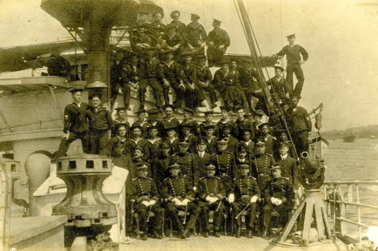 The crew of the U.S. Coastguard Cutter TAMPA