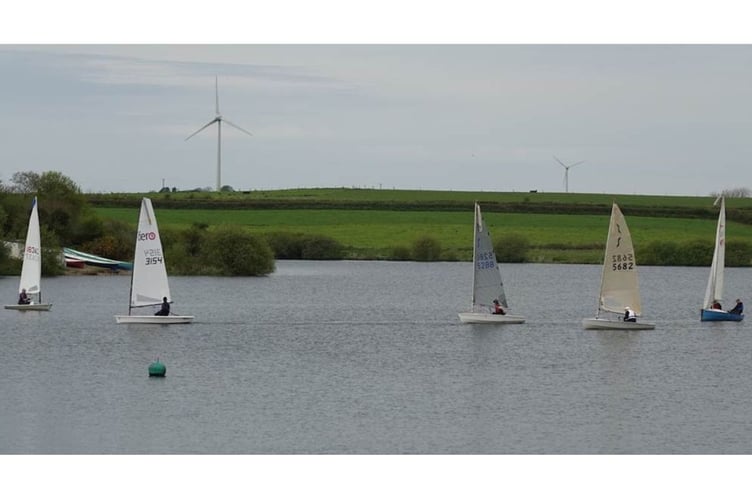 Upper Tamar Lake Sailing Club.