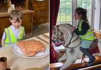 Launceston pupils travel back in time with Lanhydrock visit
