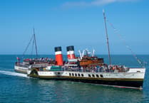 World’s last seagoing paddle steamer Waverley will be cruising off Cornish coast